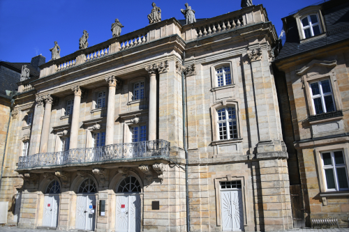 Markgräfliches Opernhaus in der fränkischen Stadt Bayreuth Frontansicht