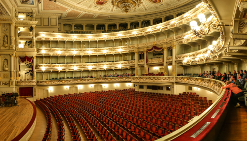 Innenaufnahme der Semperoper in Dresden