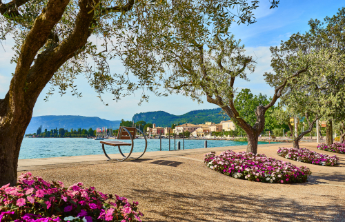 Promenade von Bardolino am Gardasee