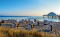 Timmendorfer Strand in Schleswig-Holstein, Deutschland