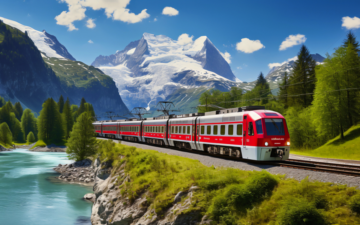 Zauber der Schweizer Bahnen und Berge...