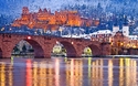 Heidelberger Schloss im Winter